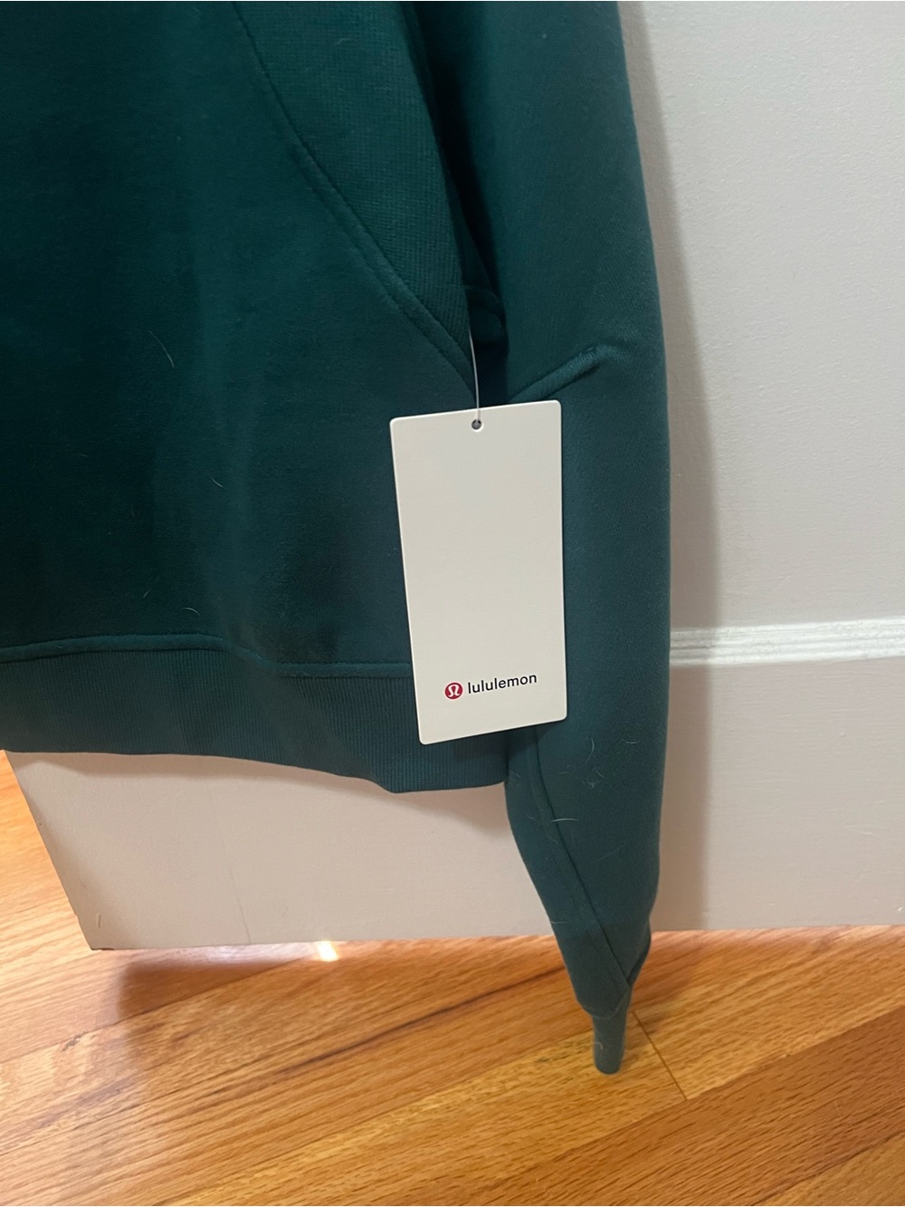 lululemon athletica Dark Teal Embossed Logo Crewneck Sweatshirt - Picture 4 of 4